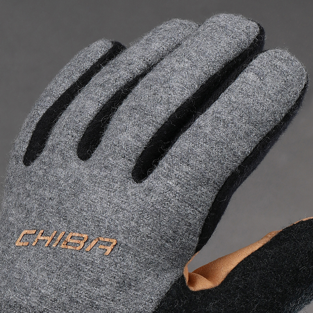 Chiba All Natural Gloves Waterproof dark grey