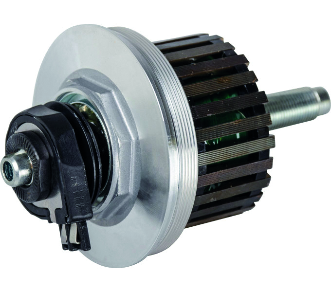 Shimano Dynamoeinheit DH-3D32-QR Achse 108mm silber