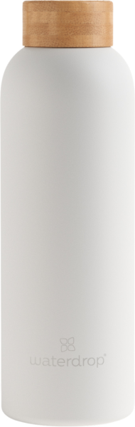 waterdrop waterdrop Steel Bottle Pastel White Matt