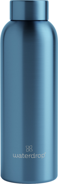 waterdrop waterdrop Steel Bottle Pastel Blue Brushed
