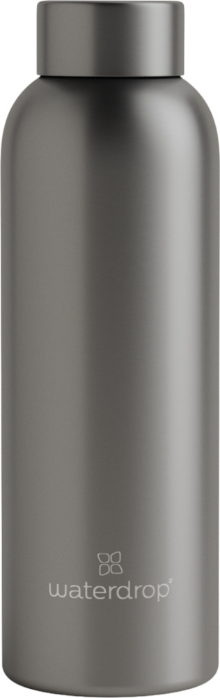 waterdrop waterdrop Steel Bottle Pastel Charcoal Brushed