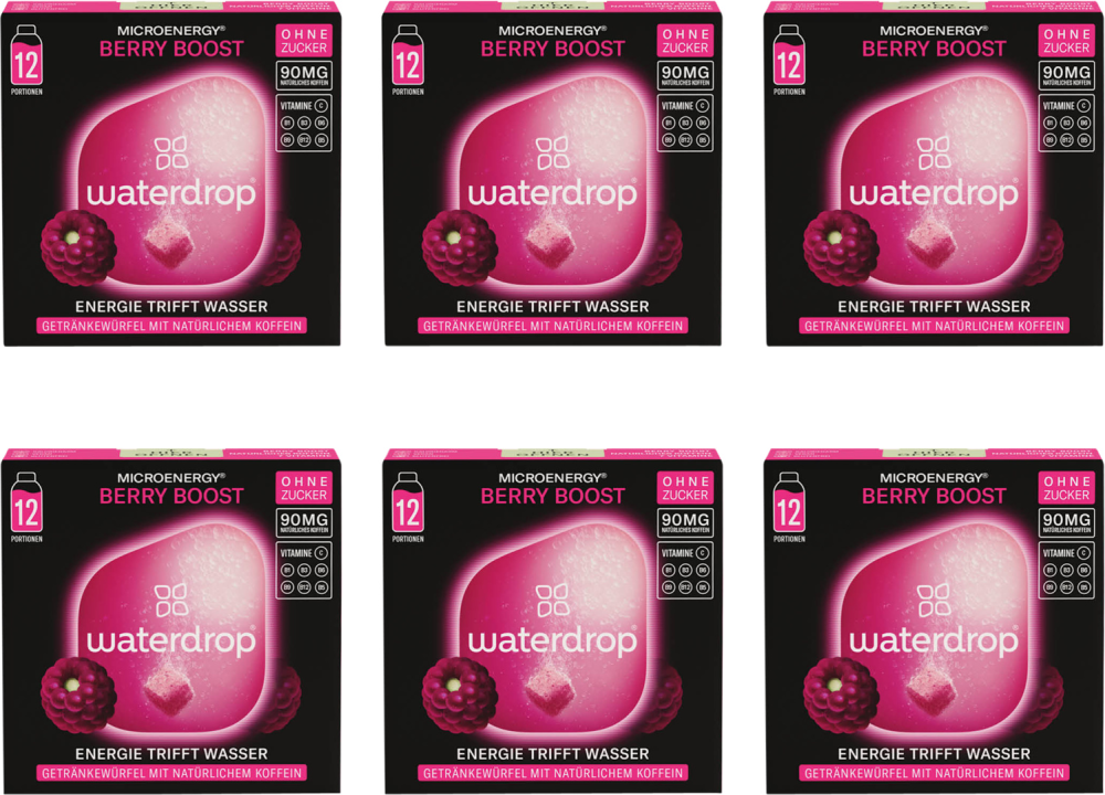 waterdrop waterdrop Microenergy Berry Boost (6x12 Pack)