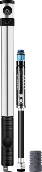 Crankbrothers Pumpe Klic HP Gauge w/CO2 inflator