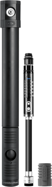 Crankbrothers Pumpe Klic HP Gauge w/CO2 inflator black