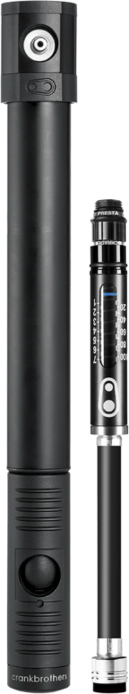 Crankbrothers Pumpe Klic HV Gauge midnight