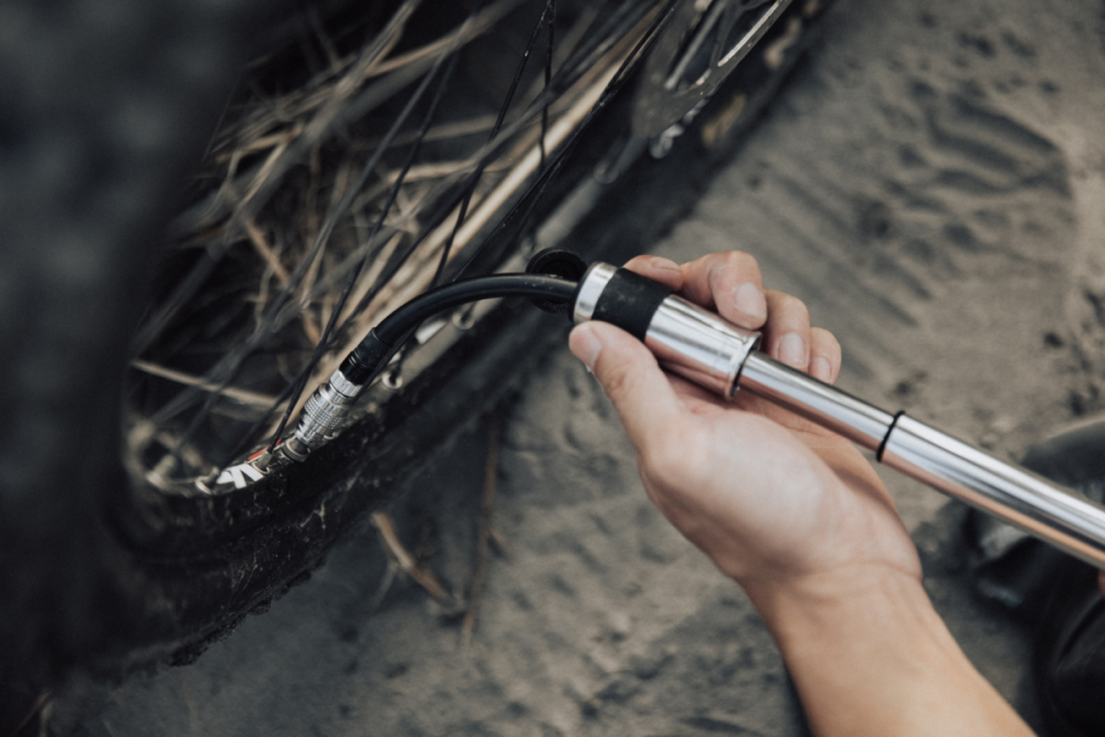 Bizman Pumpe Velocity MTB silber