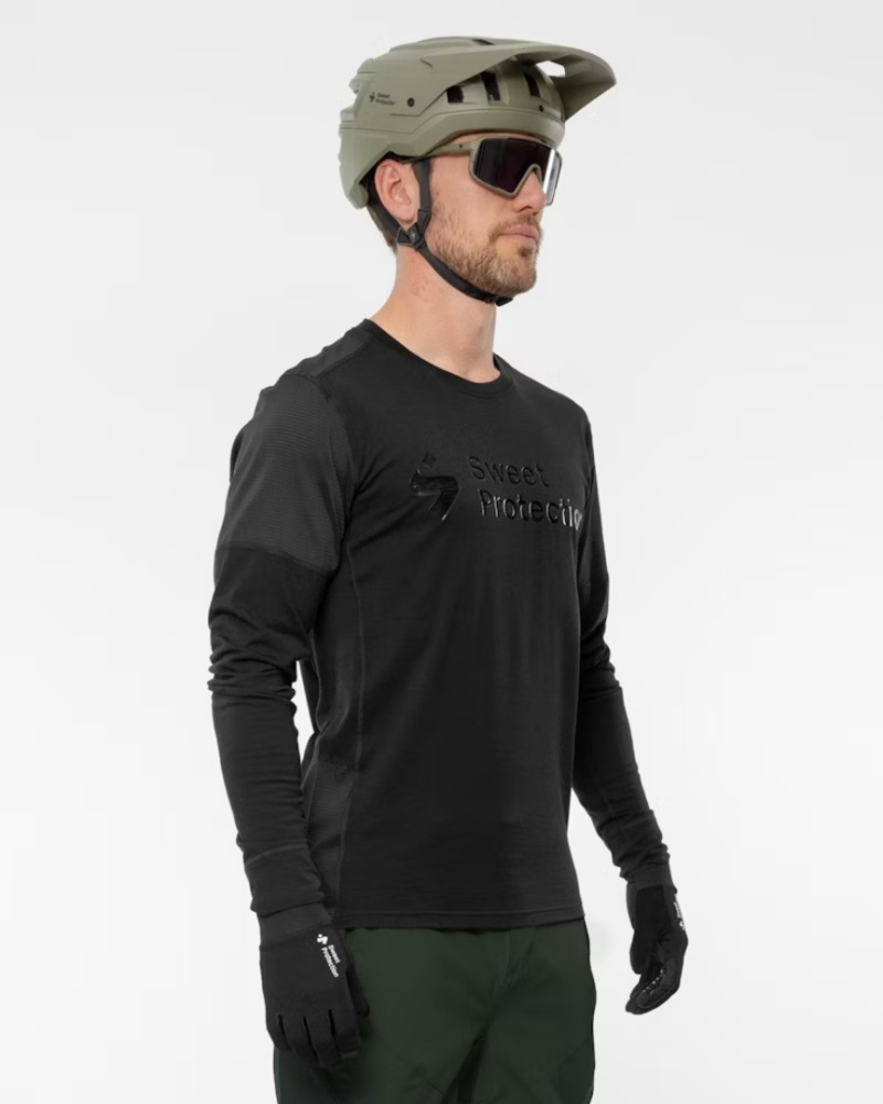 Sweet Protection Hunter Merino Hybrid LS Jersey M black S