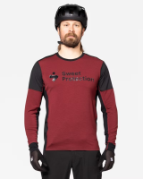 Sweet Protection Hunter Merino Hybrid LS Jersey M dark red S