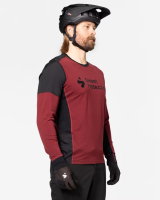 Sweet Protection Hunter Merino Hybrid LS Jersey M dark red S