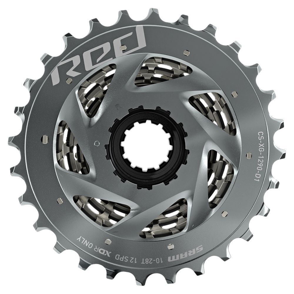 SRAM Cassette XG-1290 Red eTap AXS 12SP, silver, 10-33t