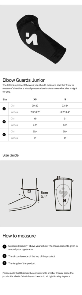 Sweet Protection Elbow Guards Light Jr black XS
