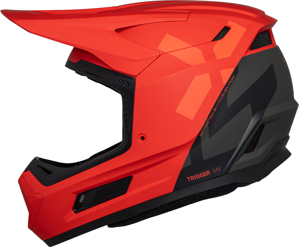 IXS Trigger MX 1.0 Graphic MIPS Integralhelm matt rot-schwar