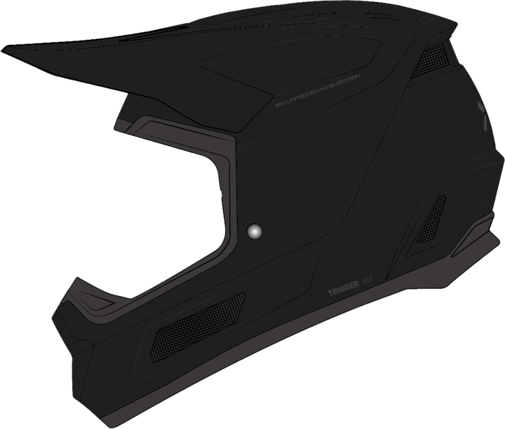 IXS Trigger MX 1.0 Chalky MIPS Integralhelm matt metallisch
