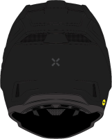 IXS Trigger MX 1.0 Chalky MIPS Integralhelm matt metallisch
