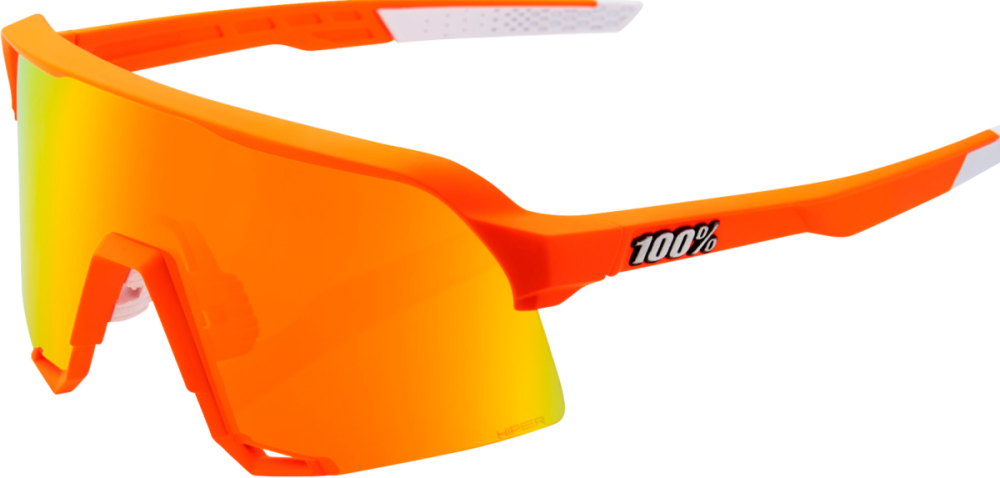 100percent 100% S3 Glases Soft Tact Neon Orange-HiPER red ML