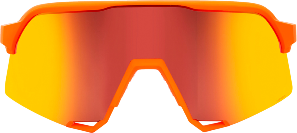 100percent 100% S3 Glases Soft Tact Neon Orange-HiPER red ML