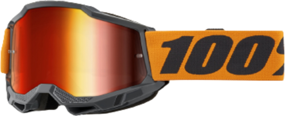 100% 100% Accuri 2 Goggle Orange - Mirror Red Lens