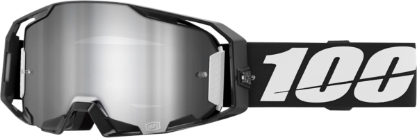 100% 100% Armatic Goggle Black - Mirror Silver Flash Lens