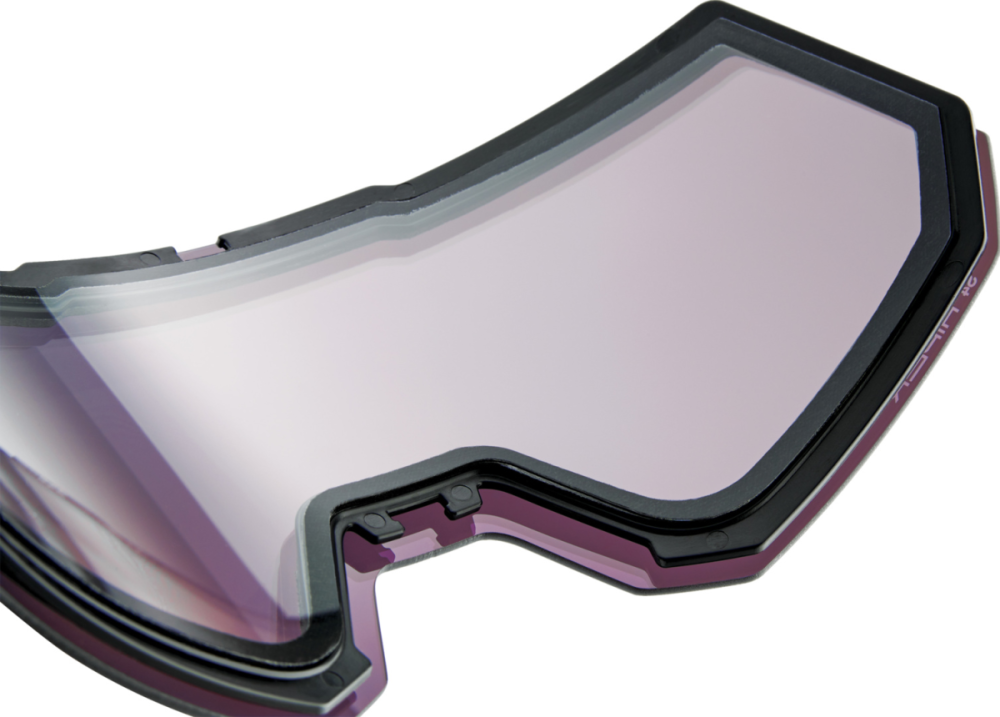 100% 100% Snowcraft XL Hiper Goggle black - mirror silver