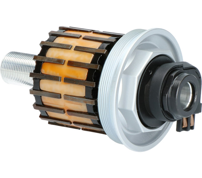 Shimano Dynamoeinheit DH-UR705 Achse 100mm silber