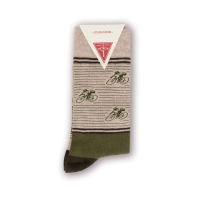 Le Patron Vintage Cyclist Socks army green