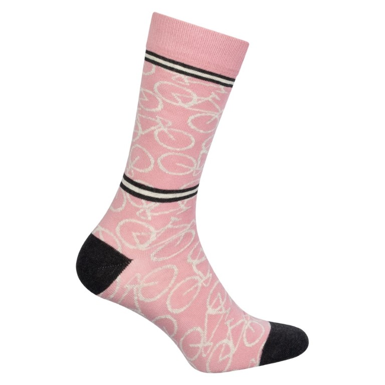 Le Patron Bicycle Socks dusty pink
