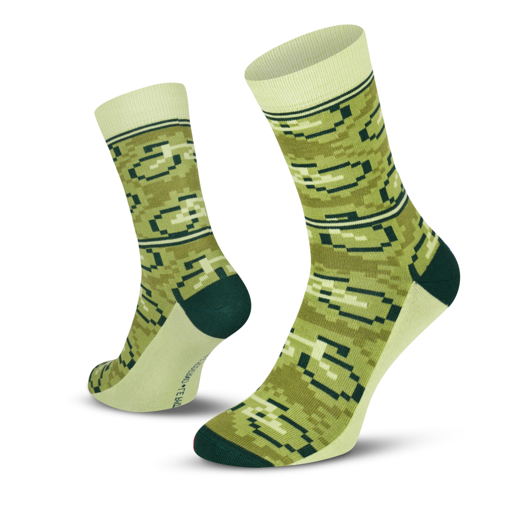 Le Patron Bicycle Moderno Socks green