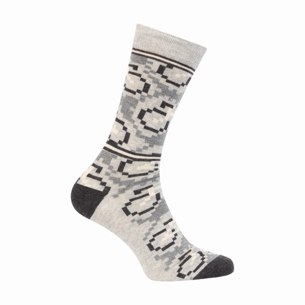 Le Patron Bicycle Moderno Socks mid grey