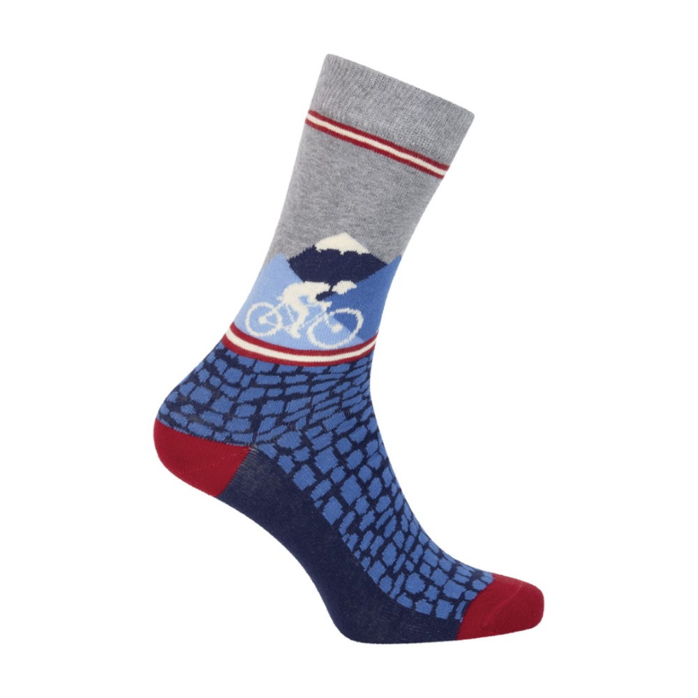 Le Patron Gottardo Socks blue