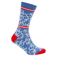 Le Patron Bicycle Socks riviera blue
