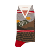 Le Patron Mountain Socks army green