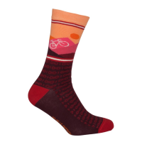 Le Patron Mountain Socks bordeaux