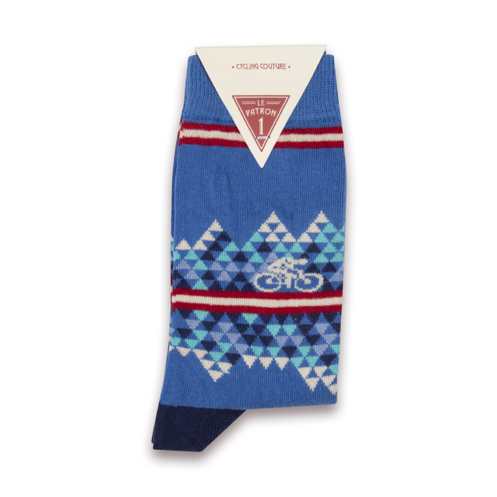 Le Patron 1001 Mountains Sea Socks sea