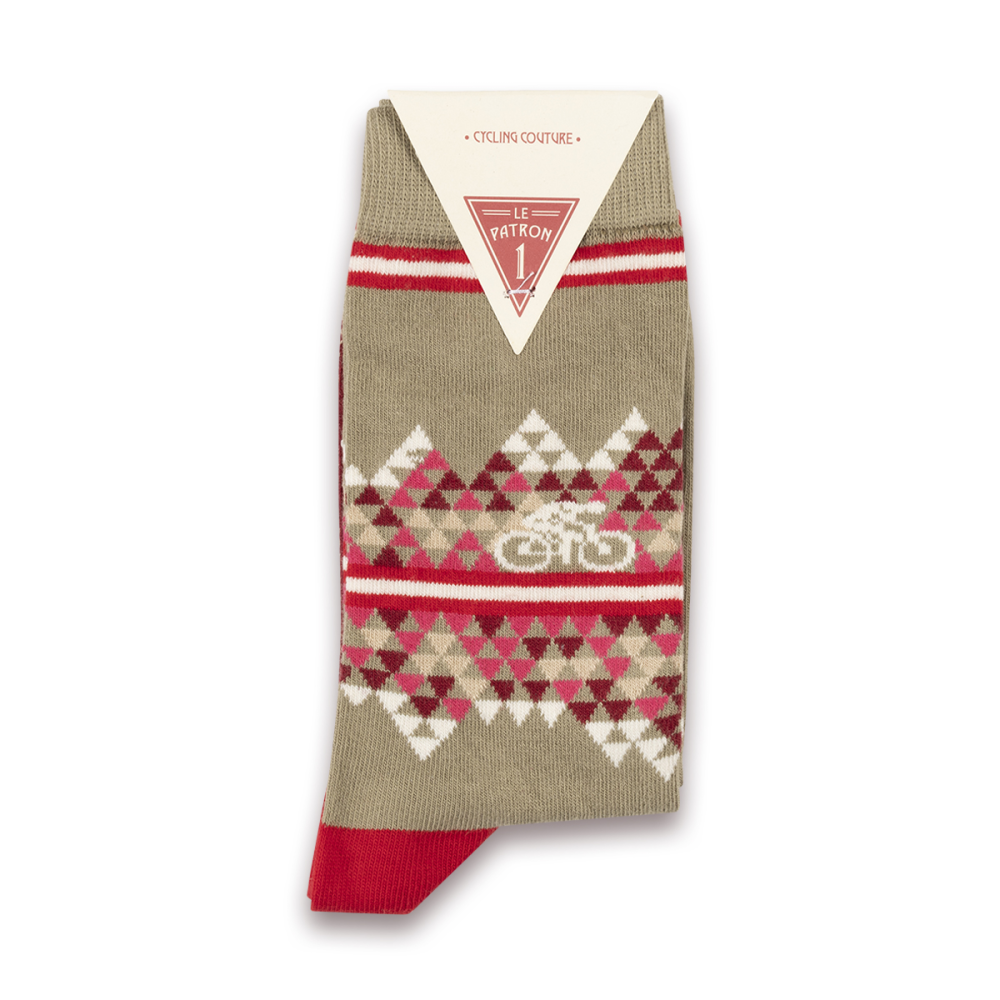 Le Patron 1001 Mountains Desert Socks desert