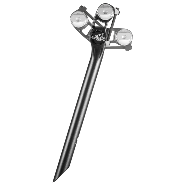 Ergotec Sattelstütze, FUTURA 27.2 x 400mm Versatz:-10°/+50° L4 AL6061 black-sand L4