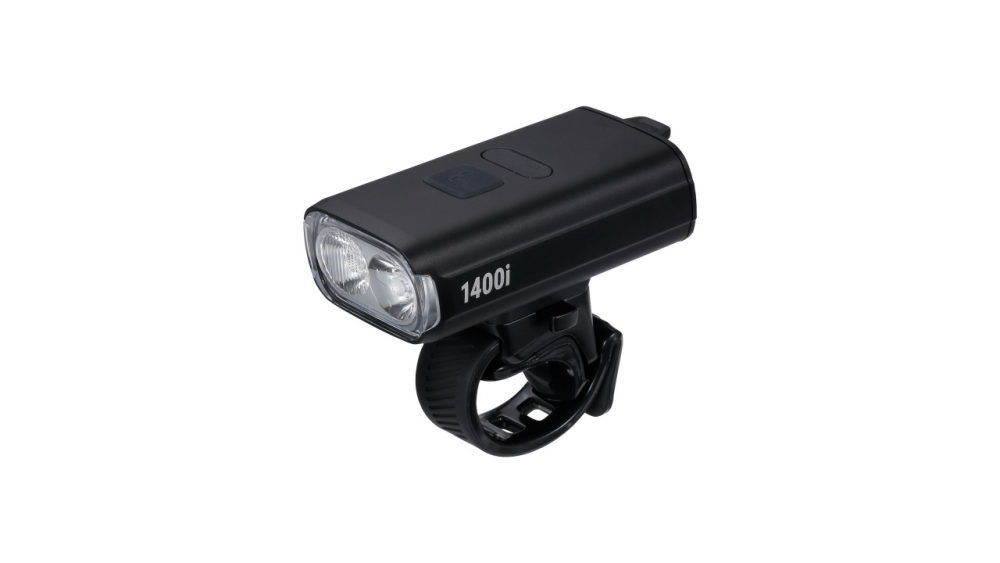 BBB Frontlicht StrikeDuo 1400i Lumen USB-C 8 Modi, Akkuanzeige, Alu,RemoteReady