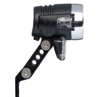 AXA Scheinwerfer LED Blueline 50 Steady Auto – für Nabendynamo, Hell​-​Dunkelsensor, Standlicht