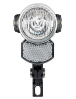 AXA Scheinwerfer LED Blueline 50 Steady Auto – für Nabendynamo, Hell​-​Dunkelsensor, Standlicht