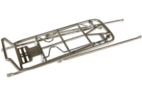 Pletscher Gepäckträger Athlete 4B 26​-​29″ silber – 320​-​354mm mit Befestigung auf Ösen