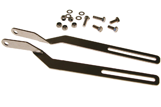 Pletscher Gepäckträger Athlete 4B 26​-​29″ silber – 320​-​354mm mit Befestigung auf Ösen