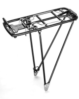 Pletscher Gepäckträger Athlete System 26​-​29″ – schwarz 320​-​354mm mit Befestigung auf Ösen