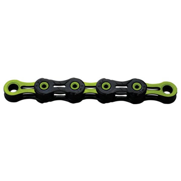 KMC Kette DLC 10 1​/​2″ x 11​/​128″ Black​/​Green – 116 Glieder