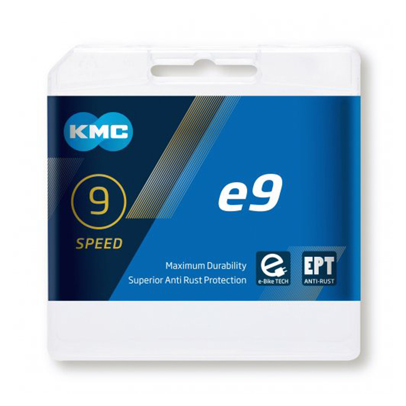 KMC Kette e9 1​/​2″ x 11​/​128″ EPT – 136 Glieder