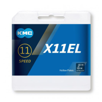 KMC Kette X11EL 1​/​2″ x 11​/​128″ BlackTech – 118 Glieder