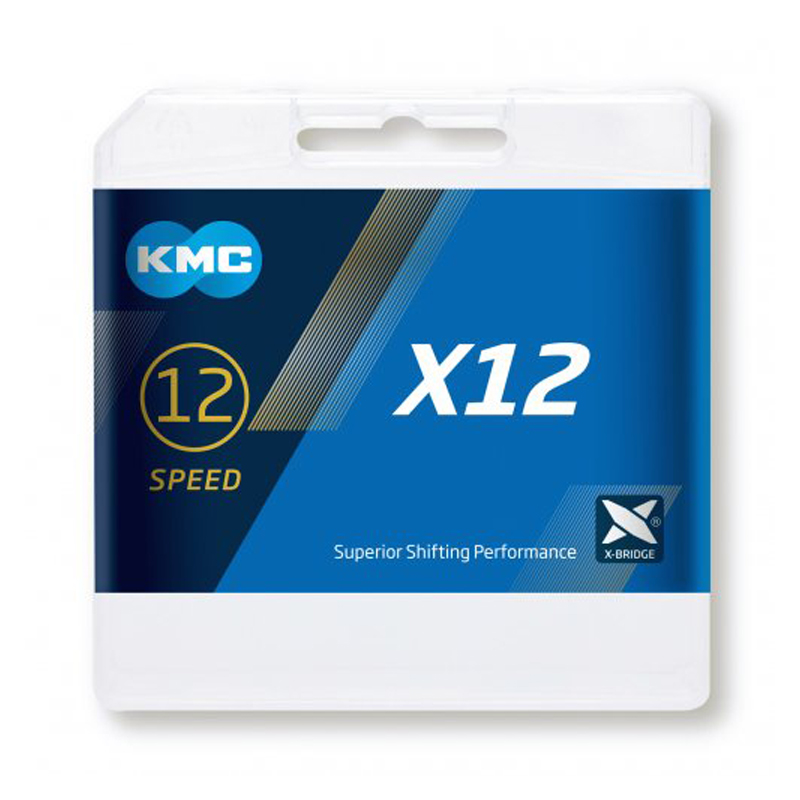 KMC Kette X12 1​/​2″ x 11​/​128″ Silver – 126 Glieder
