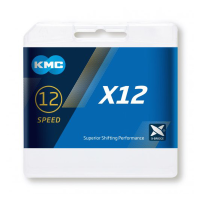 KMC Kette X12 1​/​2″ x 11​/​128″ Silver – 126 Glieder