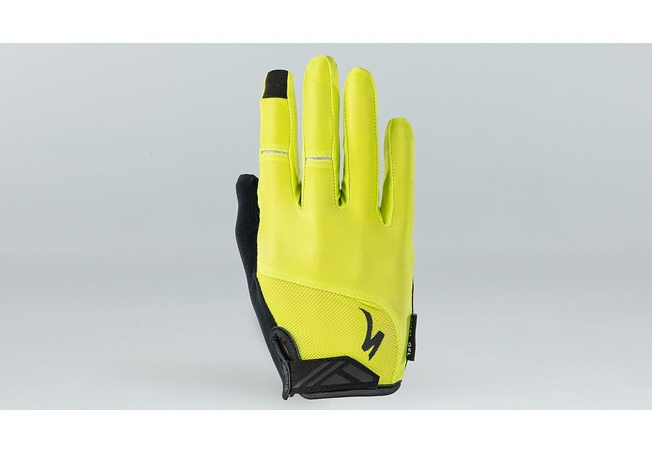 Specialized Men's Body Geometry Dual-Gel Long Finger Gloves, Black, XXL