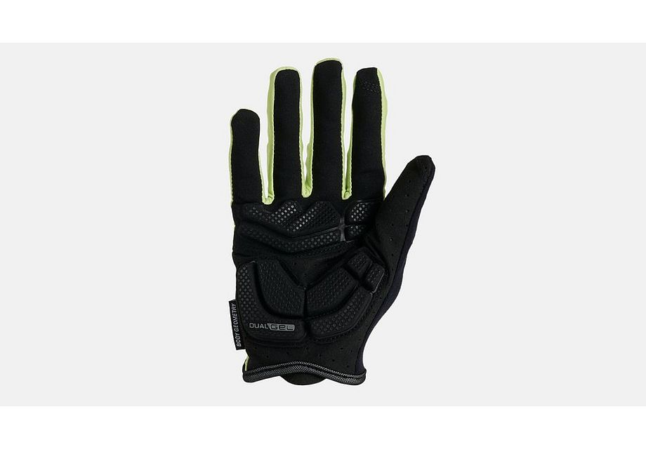 Specialized Men's Body Geometry Dual-Gel Long Finger Gloves, Black, XXL