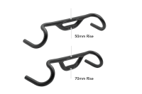 REDSHIFT Top Shelf Handlebar, 47cm Width, 70mm Rise, 25 Grad Flare, black
