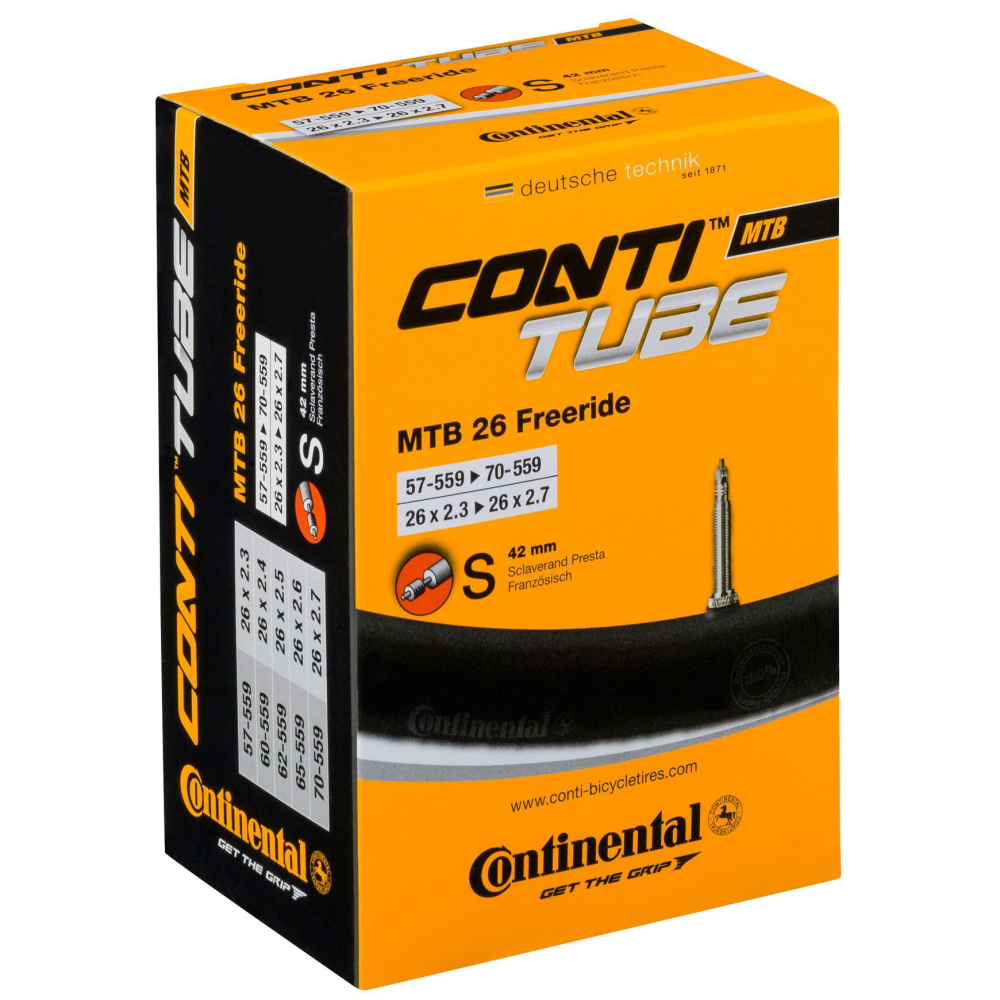 Continental Schlauch MTB 26 x 2.30​-​2.70 ​| 57​/​70 x 559 ​| FV42